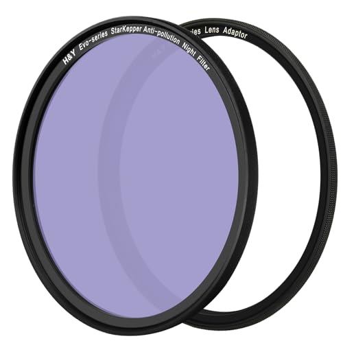H&Y 星景 夜景用フィルター 77mm EVO ナイトフィルターキット エボ マグネット式 ねじ込み式両対応 星空撮影 光害カット 薄枠 帯電防止 防汚 撥水 防傷 EPN77